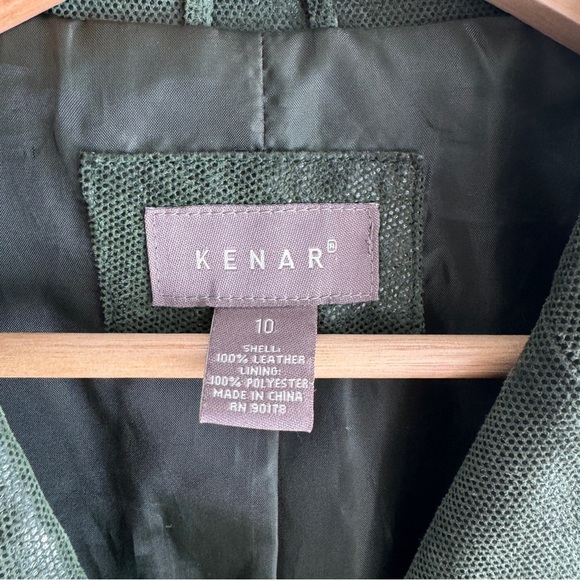 VINTAGE leather trench coat - Picture 4 of 7